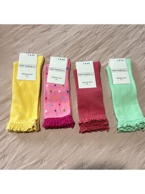 Bundle of Little stocking lace  high knee socks